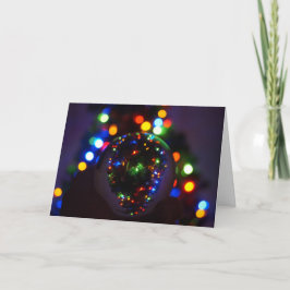 Cartão Um Globo de Natal