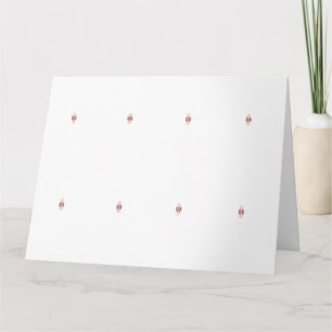 Cartão Um gráfico vermelho vibrante apresenta um floral c