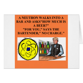 Cartão Um grande design da física