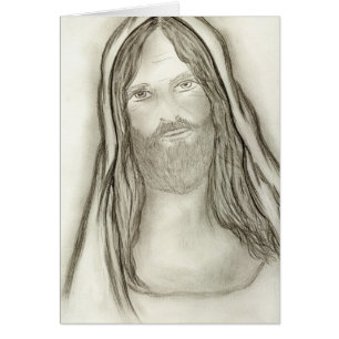 Cartão Um Jesus solene