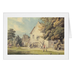 Cartão Um jogo das bacias no Bowling Green fora do B