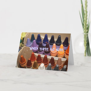 Cartão um lápis curto