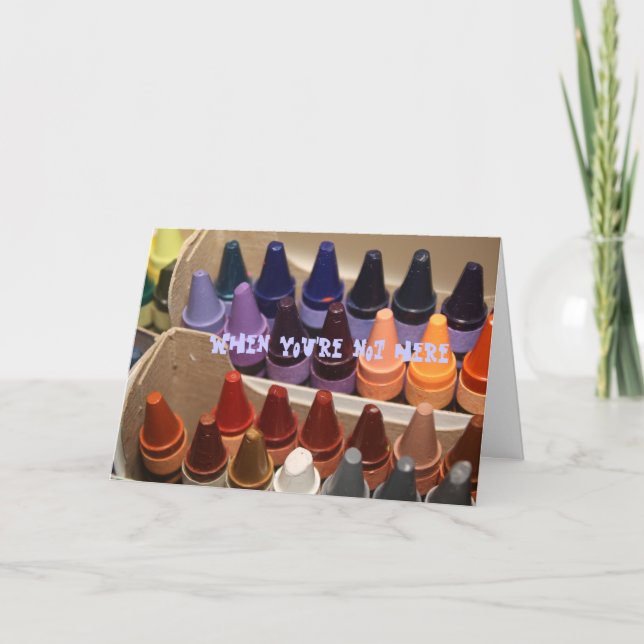 Cartão um lápis curto (Frente)