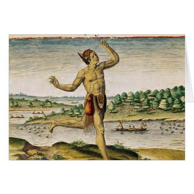 Cartão Um mágico de Virgínia (Frente Horizontal)