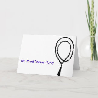 Cartão Um Mani Padme Hung - card