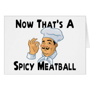 Cartão Um Meatball picante