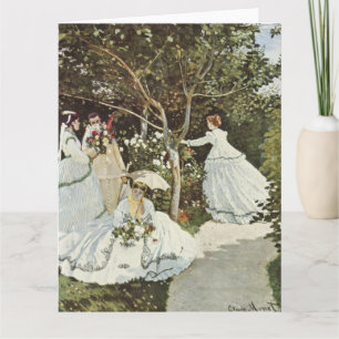 Cartão Um moinho de vento em Zaandam Claude Monet