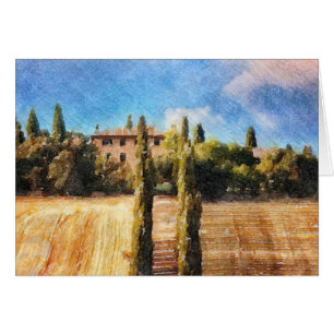 Cartão Um montanhês de Tuscan