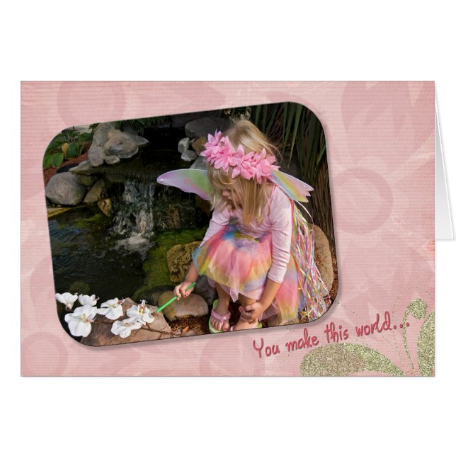 Cartão Um mundo melhor (Frente Horizontal)