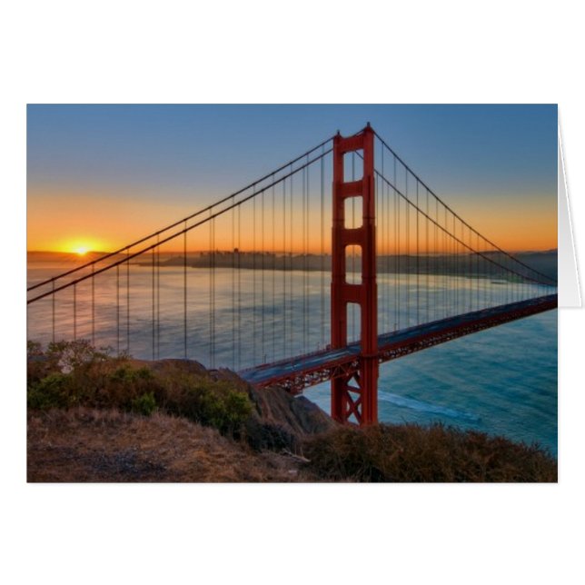 Cartão Um nascer do sol absolutamente espantoso (Frente Horizontal)