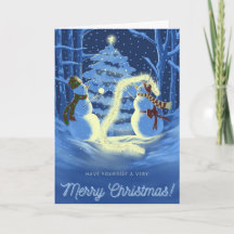 Um Natal de Boneco de Neve