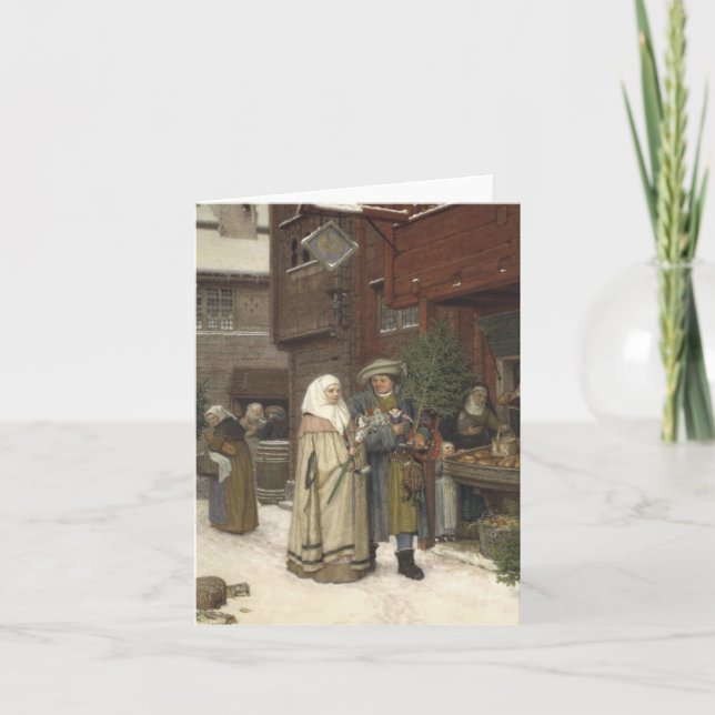 Cartão Um Natal Medieval (Frente)