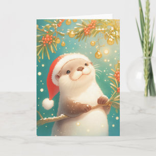Cartão Um Natal Muito de Lontra