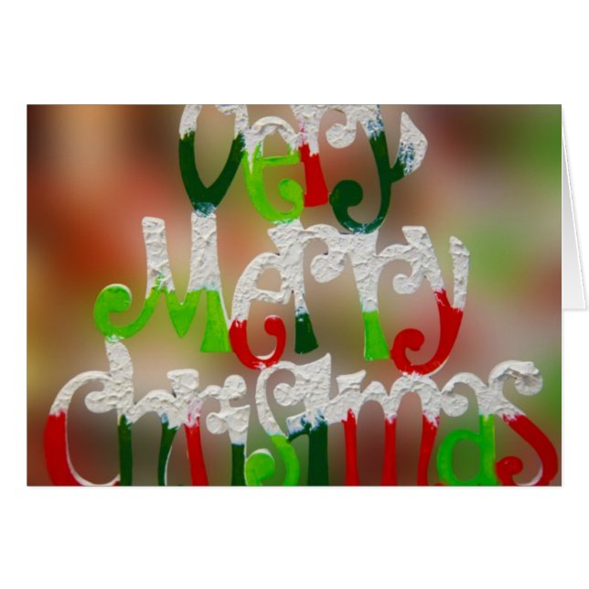 Cartão Um Natal Muito Feliz (Frente Horizontal)
