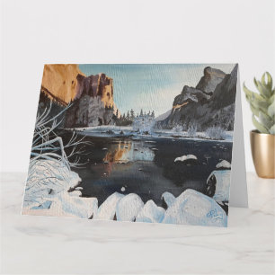 Cartão Um Natal na Floresta, por Gary Poling