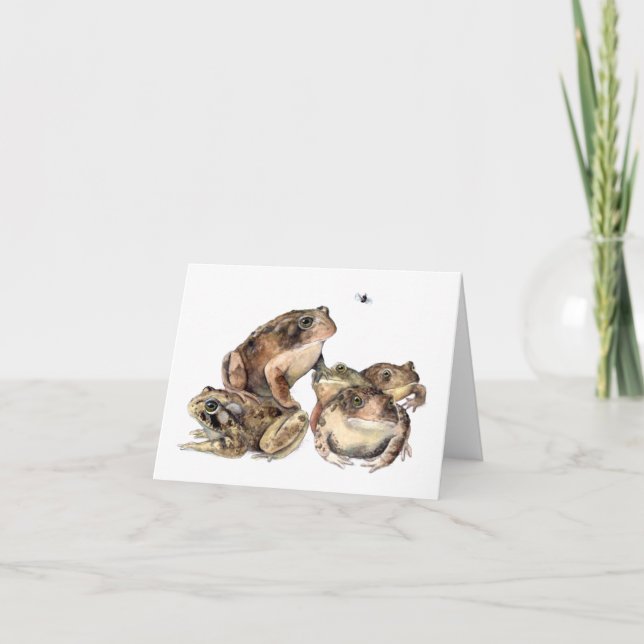 Cartão Um nó de sapos (Frente)