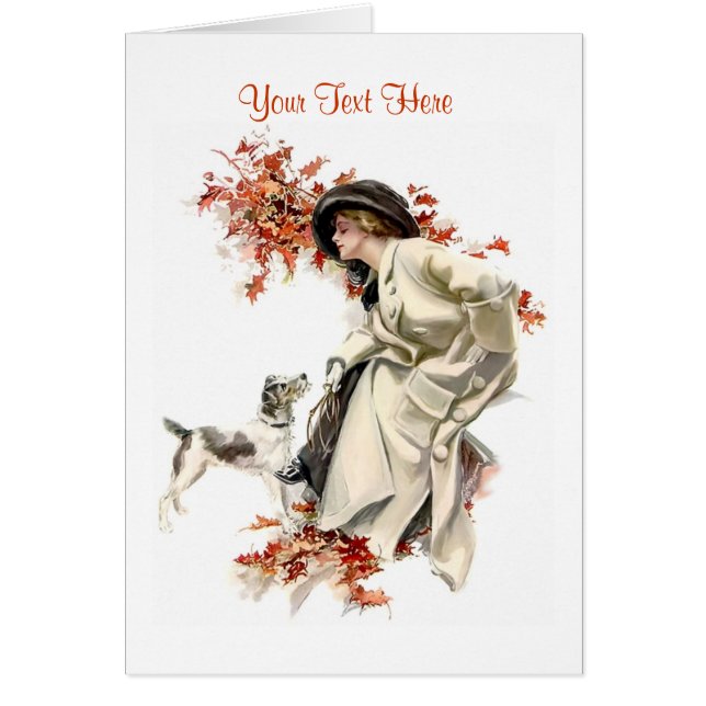 Cartão Um Outono (Frente)