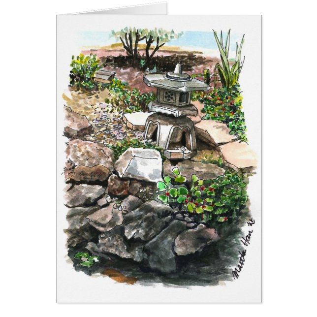 Cartão um pagode pequeno (Frente)