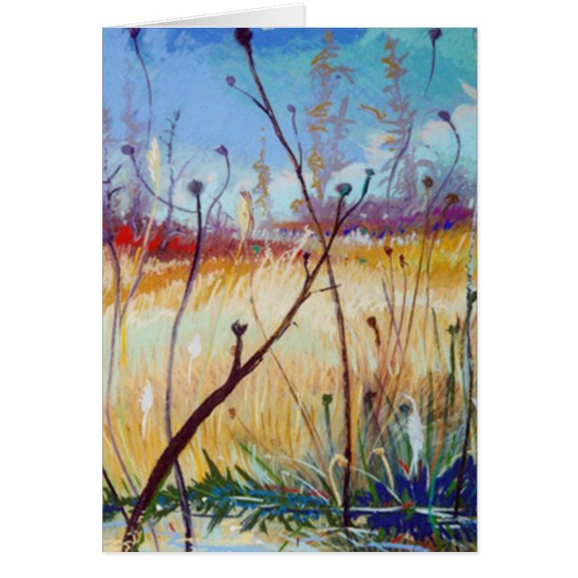 Cartão Um pântano de sal (Frente)