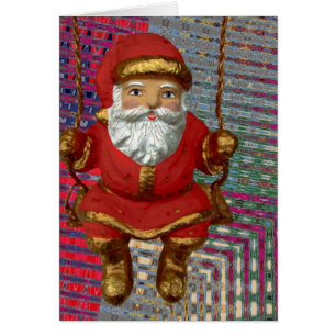 Cartão Um Papai noel feliz Feliz Natal