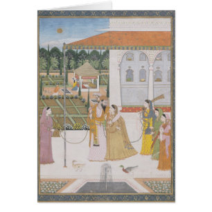 Cartão Um passeio do casal