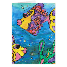 Cartão Um peixe dois peixes