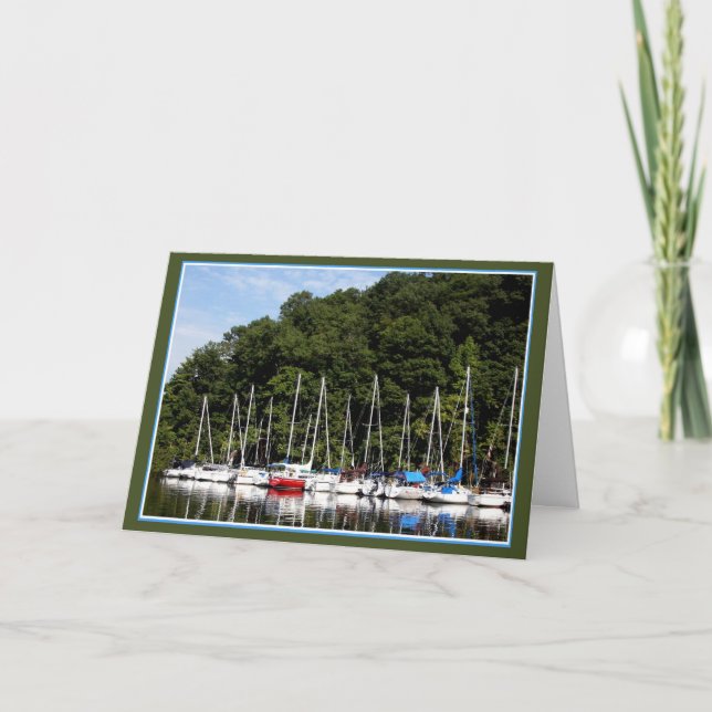 Cartão Um Pensamento De Aniversário (Frente)