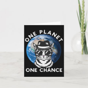 Cartão Um Planeta Um Chance Homens do Dia da Mãe Terra K