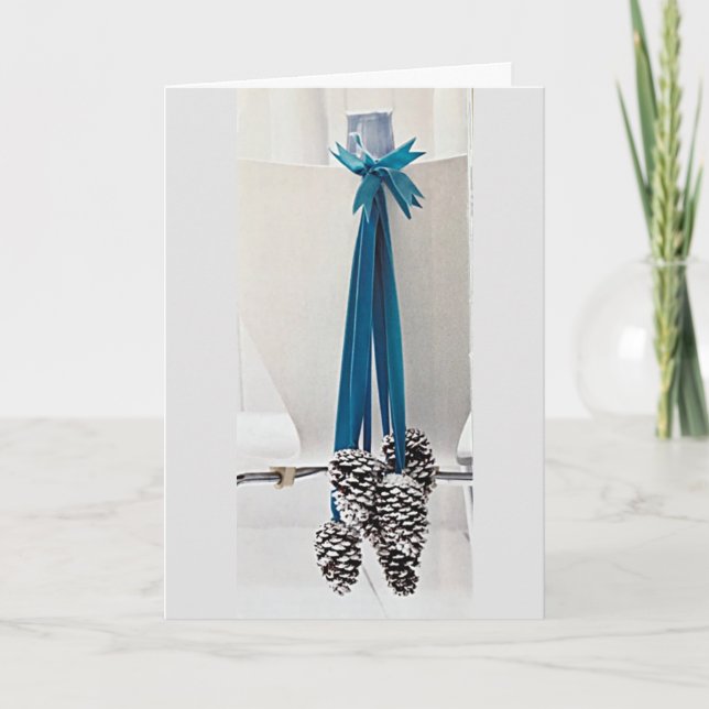 CARTÃO **UM POUCO DE MODERNO PARA A ESTAÇÃO DE FÉRIAS** (Frente)