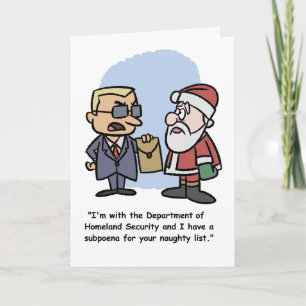 Cartão Um Presente para o Papai Noel