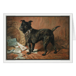 Cartão Um Pug Negro Malvado de John Emms