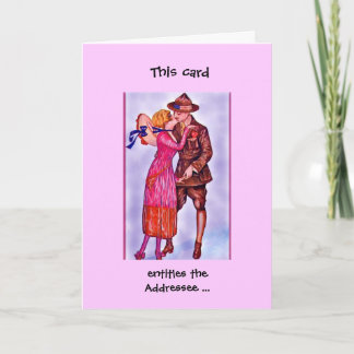 Cartão Um regresso à casa do Hanky Panky