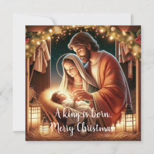 Cartão Um rei é Nascer