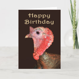 Cartão Um Retrato Turco, Feliz Aniversário" Humor.