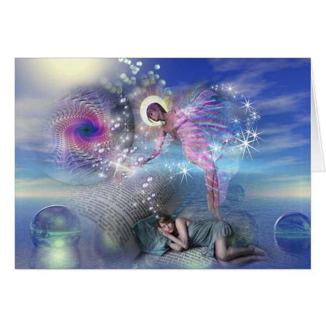 Cartão Um romance pode ser um portal para realidades para (Frente Horizontal)