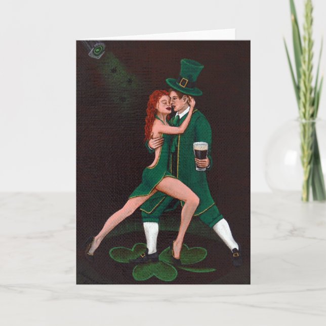 Cartão "Um Shamrockin' Tango" (Frente)