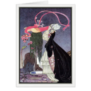 Cartão Um sonho terrível de Kay Nielsen