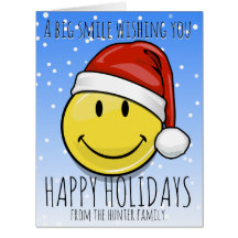 Um sorriso gigante para os feriados feitos sob