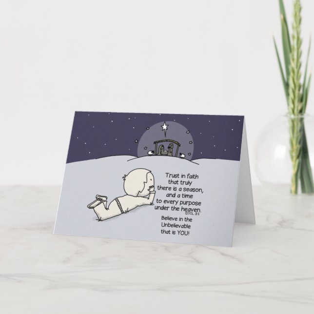 Cartão Um tempo para cada propósito (Frente)