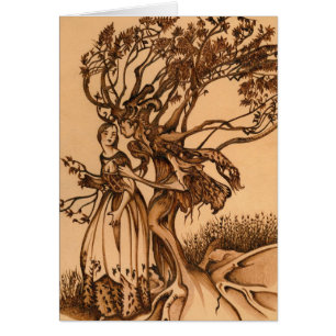 Cartão Um tributo a Rackham