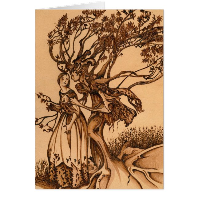 Cartão Um tributo a Rackham (Frente)