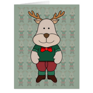 Cartão Um veado fofo