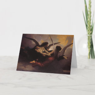 Cartão Uma alma trazida para o céu por Bouguereau