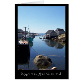 Cartão Uma angra minúscula em Nova Escócia, CA