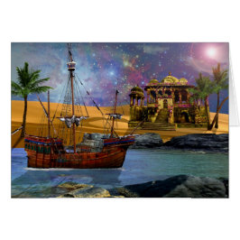 Cartão Uma aventura árabe