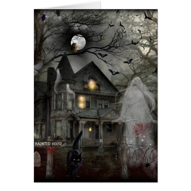 Cartão Uma Balança Assombrada (Frente)