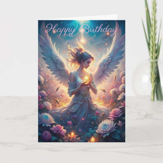 Cartão Uma bela fada (Frente)