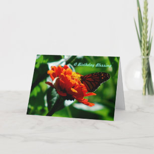Cartão Uma Bênção de Aniversário