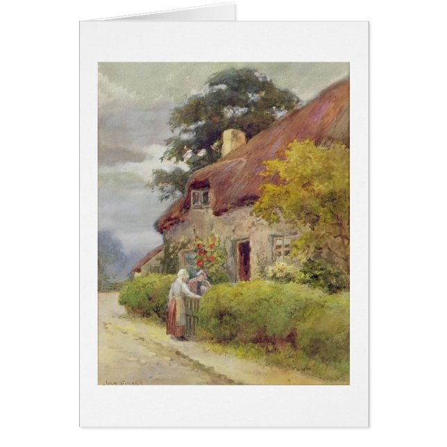 Cartão Uma bisbolhetice da noite (Frente)