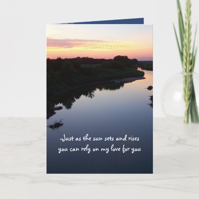 Cartão uma carta para o meu amor. (Frente)